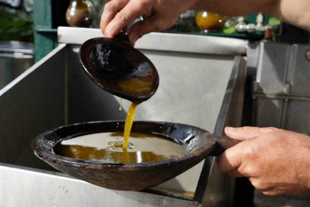 Taş devri yöntemiyle en kral zeytinyağını çıkarıyor! 10